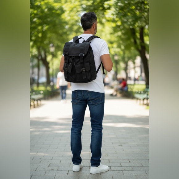 REEBOK X VICTORIA BECKHAM  Cotton-Canvas Backpack Unisex - Picture 5 of 16